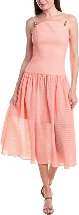 Adrianna Papell Seersucker Midi Dress