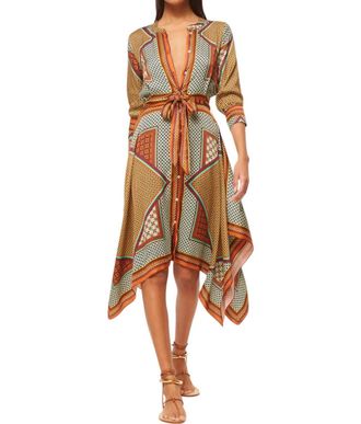 Misa Solmaz Dress In Positano Scarf