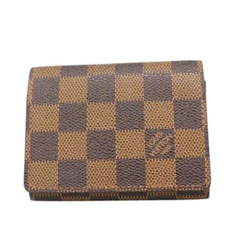 Louis Vuitton Pre-owned Wallets, unisex, Brown, Size: ONE SIZE Pre-owned Card Case