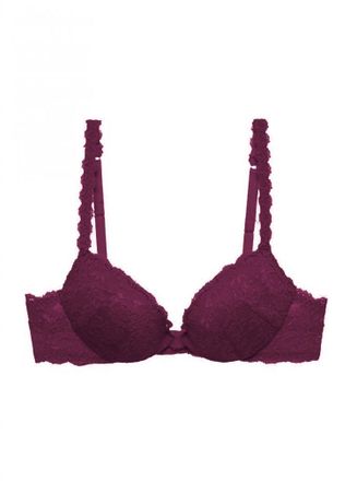 Cosabella Womens Never Say Never Luckie Push Up Bra In Concord Grape