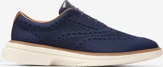 Cole Haan Mens &Oslash;riginal Grand CitySpectre Stitchlite Oxford Shoes - Blue Size 10.5