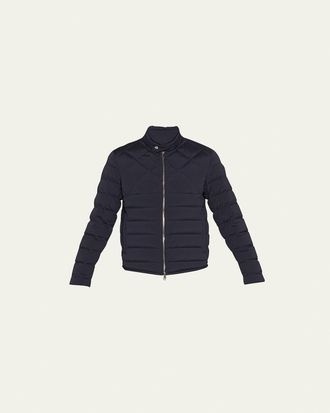 Moncler Mens Choquart Down Biker Jacket