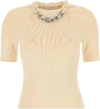 Paco Rabanne Chain-Link Detail Cardigan, Size X-Small