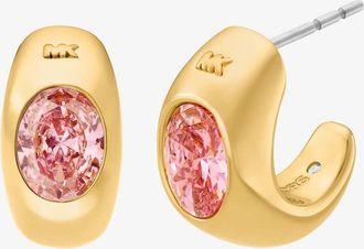 Michael Kors Cubic Zirconia Huggie Hoop Earrings