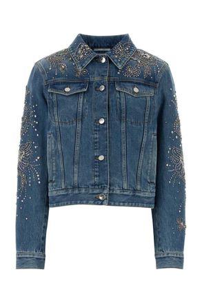 Gucci Light Blue Shirt Collar Jacket