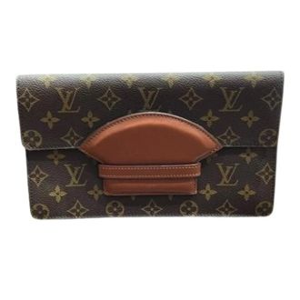 Louis Vuitton Pre-owned Clutches, female, Brown, Size: ONE SIZE Pre-owned Clutch bag