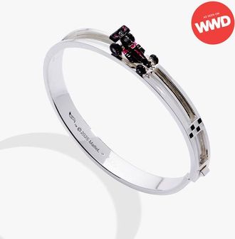 Alex and Ani Hot Wheels Moveable Racecar Hinge Bangle in Silver at Nordstrom