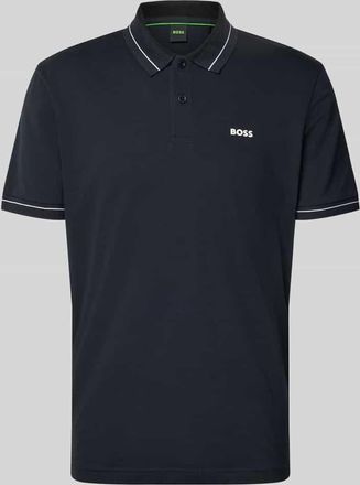 HUGO BOSS Regular Fit Poloshirt aus Baumwoll-Mix Modell PL_Member in Marine, Gr&ouml;&szlig;e XXXL