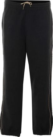 Burberry black check detail pants