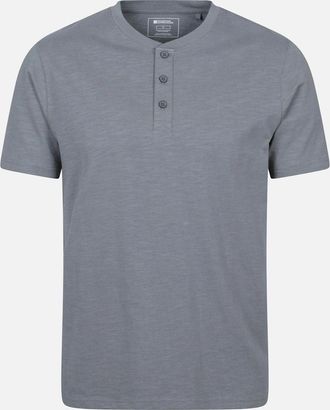 Mountain Warehouse Mens Mountain Warehouse Mens Hasst Organic T-Shirt - Grey - Size: 42