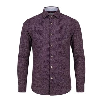 Xacus Sportshirt - Heren - Casual Overhemden - Rood - S - Overhemden