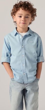 Levi's Kids Battery Housemark Shirt - Uomo - 2A - Blu / Avalon