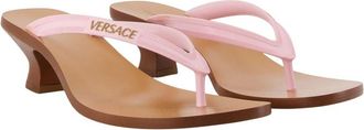Versace Womens T.40 Sandal Pumps - Versace Synthetic Pink Plastic Shoes