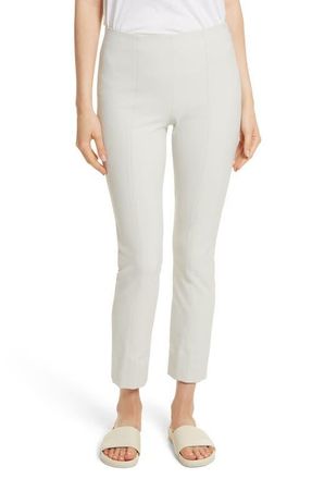Vince Bobbi Mid Rise Stitch Front Seam Leggings in Gesso at Nordstrom, Size X-Large