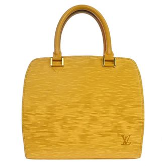 Louis Vuitton Pont Neuf Epi Yellow Leather Handbag (Pre-Owned)