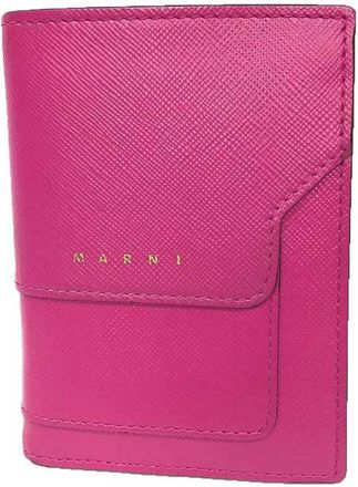 Marni Pink Leather Wallet (Bi-Fold) (Pre-Owned)
