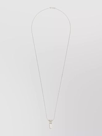 Rick Owens mini crystal trunk pendant necklace
