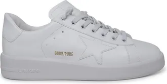 Golden Goose Purestar Sneakers In White Vegan Lear