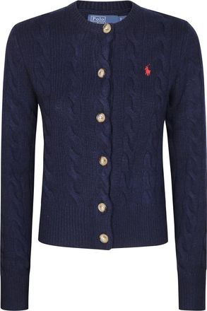 Polo Ralph Lauren Cardigan - Dames - Vesten - Blauw - S - Truien & Vesten