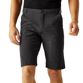Regatta Mens Highton Long Cargo Hiking Walking Shorts - Seal Grey - 30