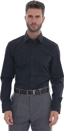 BOSS Camicia classica da uomo H-HANK-KENT Blu scuro BOSS Uomo