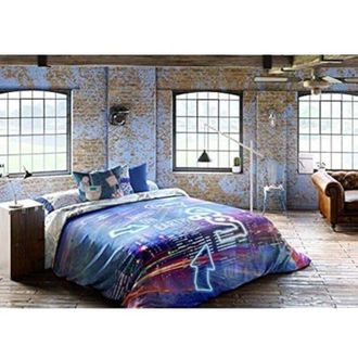 Ca&ntilde;ete Tejidos Reina Lois Reversible duvet cover for 150 cm bed