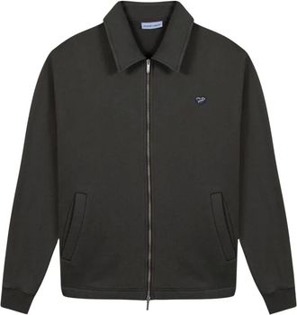 Maison Labiche Col Chemise Jacket - Heren - Jassen - Grijs - Maat: S Katoen
