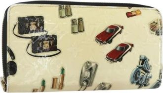 Louis Vuitton Pre-owned Wallets, female, White, Size: ONE SIZE Pre-owned Vintage Leather Wallet