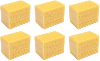OEM 200 L&aacute;minas De Cera De Abeja, 9x13 Cm, Textura Uniforme De Panal, Para Apicultura Y Fabricaci&oacute;n De Velas