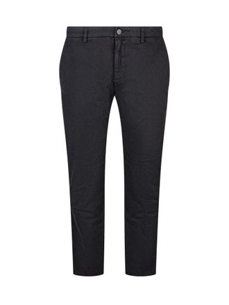 Department Five Black Slim Chino Trousers
