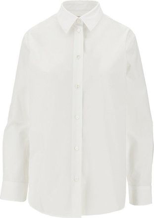 Burberry Poplin shirt with EKD embroidery Woman 10