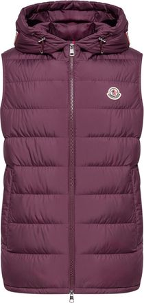 Moncler Moncler Marseillan Hooded Down Vest, Men, Red, Size: 2