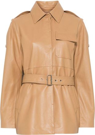 Victoria Beckham Giacca in pelle - Marrone