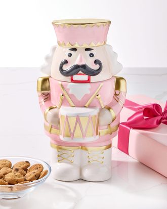 Neiman Marcus Pink Nutcracker Cookie Jar