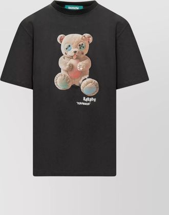 Barrow graphic print crew neck short sleeve top