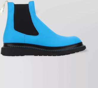 Loewe light-blue leather ankle boots