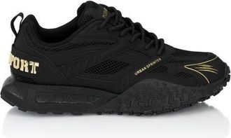 Plein Sport Sprinter Unisex in Black/lightgold at Nordstrom, Size 36