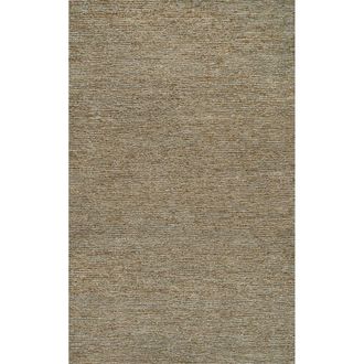 Jonathan Y Designs Griffin Rustic Farmhouse Woven Jute Solid Area Rug in Gray at Nordstrom, Size 8Ft 0In X 10Ft 0In