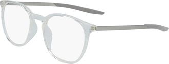 Nike Stijlvolle Brilmontuur Zwarte Kleur - unisex - Brillen - Grijs - 50 MM - Accessoires