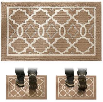 OEM Alfombras Para Exteriores, Alfombras Lavables Para La Puerta Principal, Alfombras Entrada Antideslizantes Absorbentes, Gris Oscuro, 120 X 180 Cm