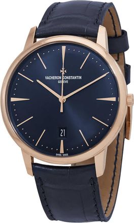 Vacheron Constantin Patrimony Automatic Blue Dial Mens Watch 85180/000R-B515