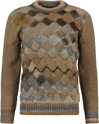 Bob Scar 2 Unica - Dames - Ronde hals truien - Bruin - L - Truien & Vesten