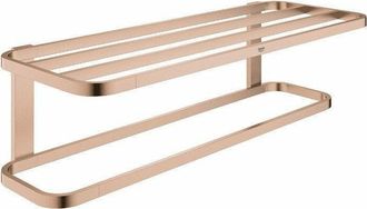 GROHE Toallero M&uacute;ltiple Selection 600 Mm Oro Rosa Brillante Cepillado