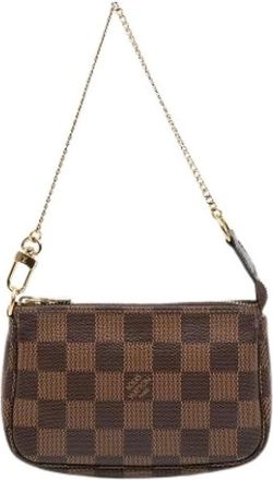Louis Vuitton Pre-owned Mini Bags, female, Brown, Size: ONE SIZE Pre-owned Canvas handbags