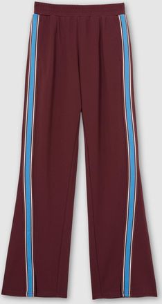 The Upside The Dark Red The Side-stripe Flared Trousers, XS