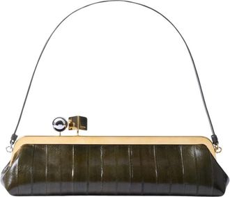 Jacquemus Clutches, female, Green, Size: ONE SIZE La Pochette Salon