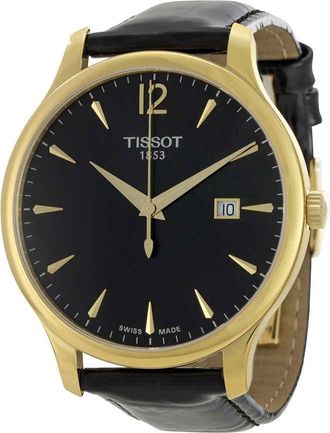 Tissot Tradition Black Dial Mens Watch T063.610.36.057.00