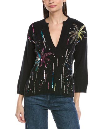 Valentino Sequin Cashmere Sweater