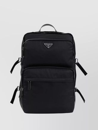 Prada logo backpack