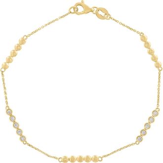Effy Diamond Station Chain Bracelet in Gold at Nordstrom Rack, Size 7.5